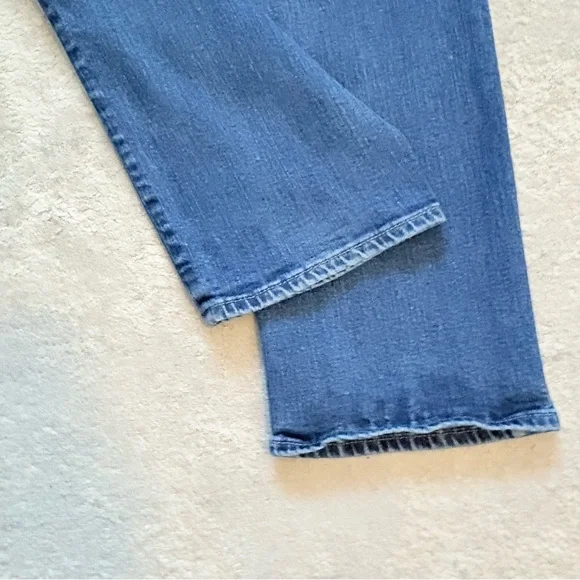 Abercrombie & Fitch Men’s Kennan Straight Stretch Blue Denim Jeans Size 33 x 32 - Picture 8 of 8